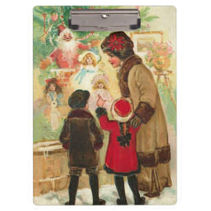 At The Toy Store Window Clipboard