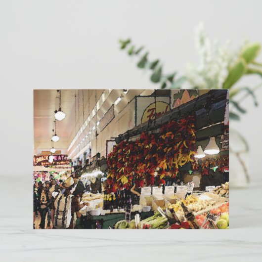 At the Vegetable Stand (Standing Front)