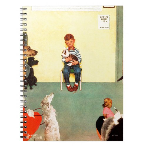 At The Vets by Norman Rockwell Notebook