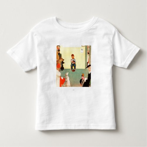 At The Vets by Norman Rockwell Toddler T_shirt