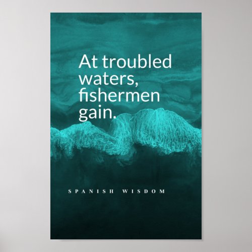 At Troubled Waters Fishermen Gain Poster