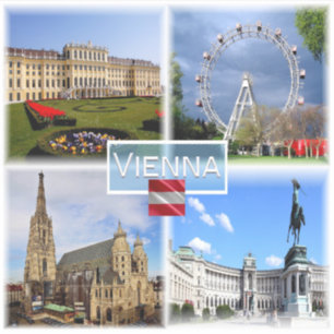 AT Vienna - Schloss Schonbrunn - Prater Fnfair - Sticker