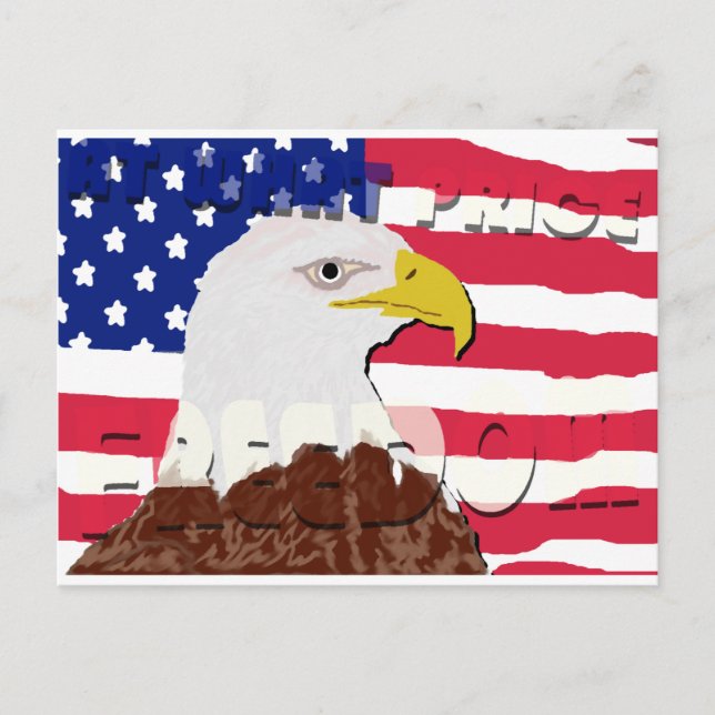 At What Price Freedom Postcard (Front)