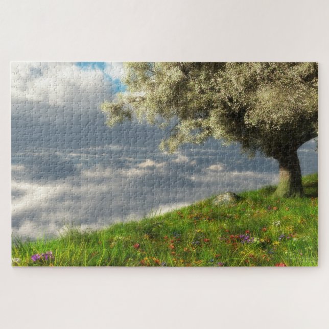 At World's Edge (Spring) Jigsaw Puzzle (Horizontal)