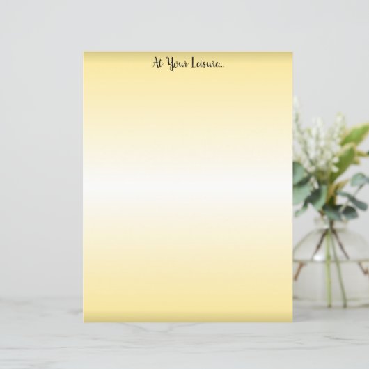 At Your Leisure - (Standing Front)