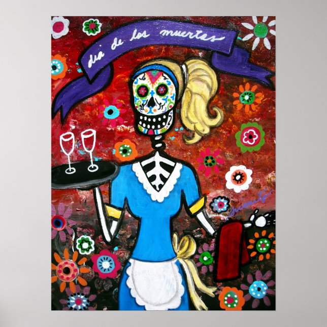 AT YOUR SERVICE  DAY OF THE DEAD POSTER (Front)