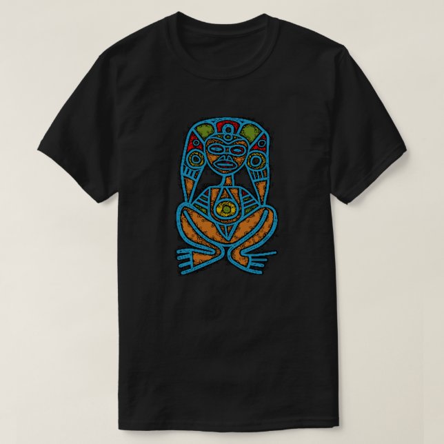 Atabey Goddess Indigenous Symbol T-Shirt (Design Front)