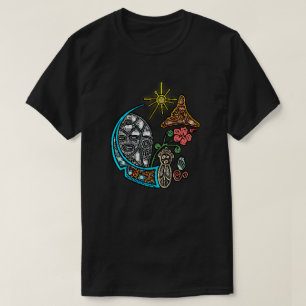 Atabey Taino Goddess Indigenous Symbols T-Shirt