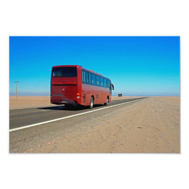 Atacama bus, Chile Photo Print (Front)