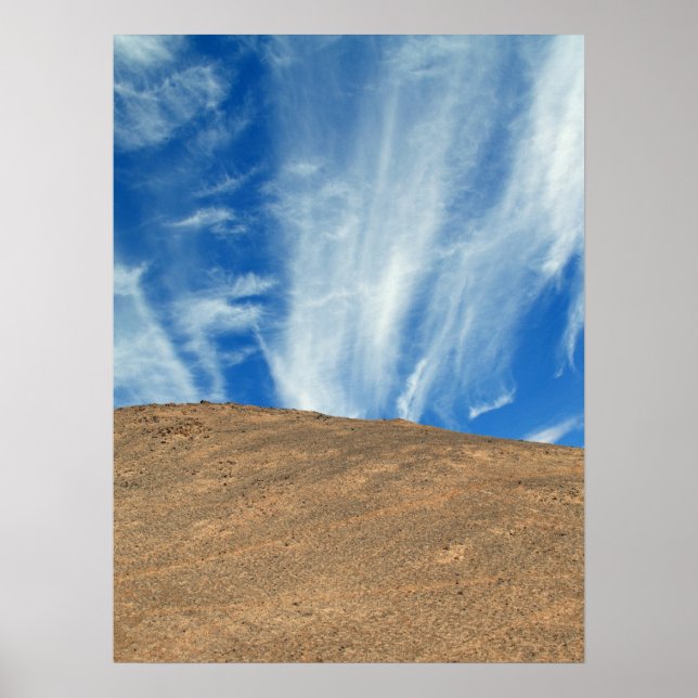 Atacama clouds poster (Front)