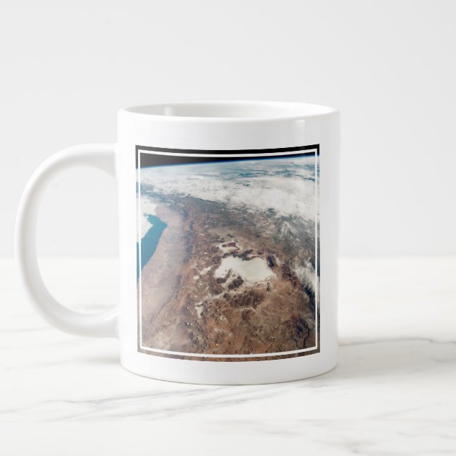 Atacama Desert And Salt Flats In The Andes Giant Coffee Mug (Left)