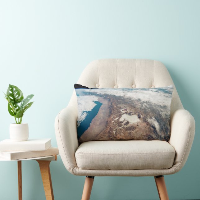 Atacama Desert And Salt Flats In The Andes Lumbar Pillow (Chair)