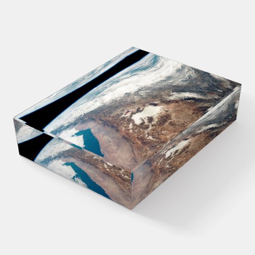 Atacama Desert And Salt Flats In The Andes Paperweight