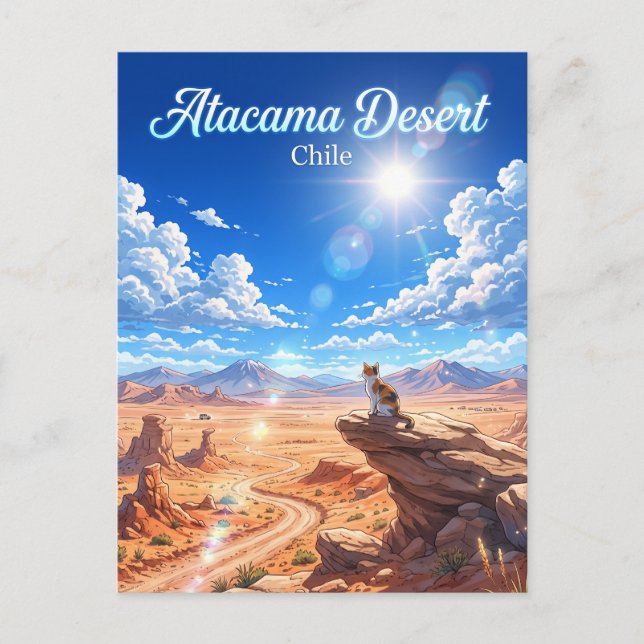 Atacama Desert Chile Postcard (Front)