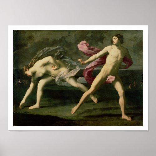 Atalanta and Hippomenes c1612 oil on canvas Poster