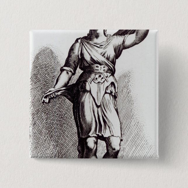Atalanta, c.1653 pinback button (Front)