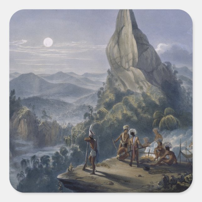 Ataraipu or the Devil's Rock, from 'Views in the I Square Sticker (Front)