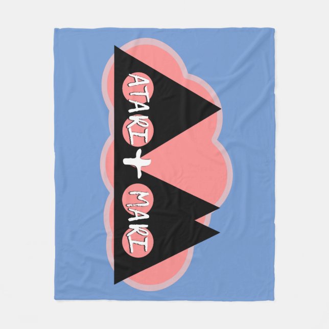 ATARI+MARI Logo Fleece Blanket (Front)