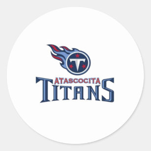 Atascocita Titans Youth Football Classic Round Sticker