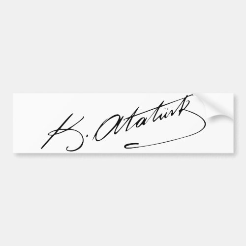 Ataturk Bumper Sticker