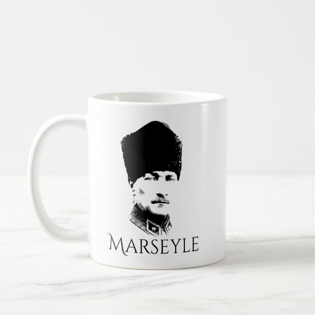 Ataturk Personalized Coffee Mug (Left)
