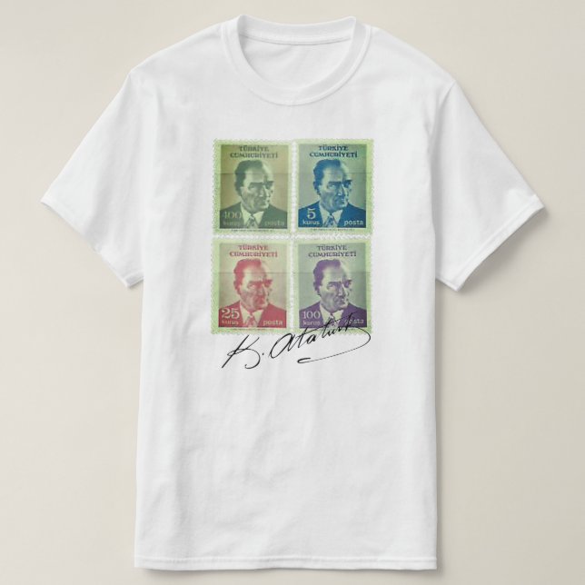 Atatürk stamp T-Shirt (Design Front)