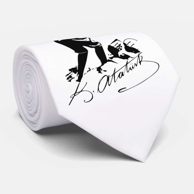 Ataturk Tie (Rolled)