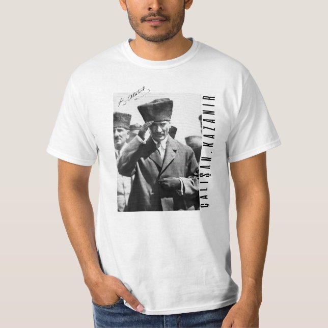Atatürk Zitat T-Shirt (Front)