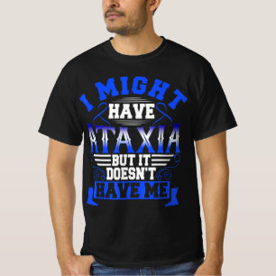 Ataxia Neurological Sign Hemiataxia Blue Ribbon Ne T-Shirt