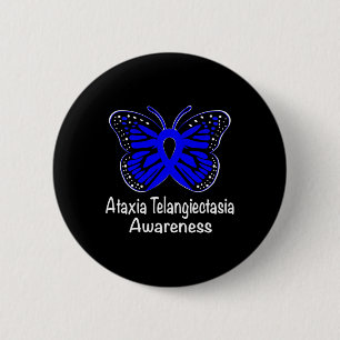 Ataxia Telangiectasia Awareness Warrior Support Bl Button