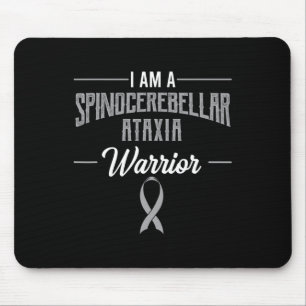 Ataxia Warrior Awareness Ribbon Sca Patient Mouse Pad