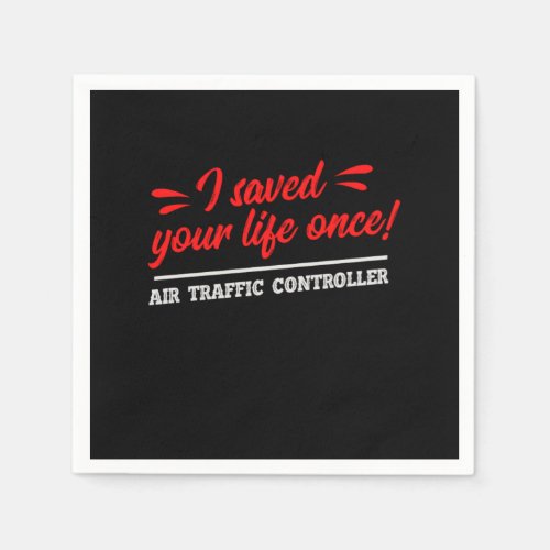 ATC Air Traffic Controller Airline Aviation Profes Napkins