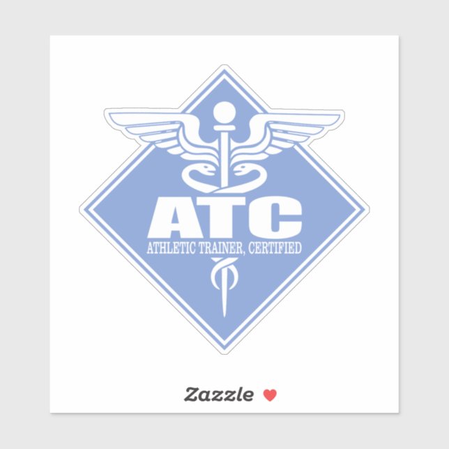 ATC (Athletic Trainer Certified) diamond Sticker (Sheet)