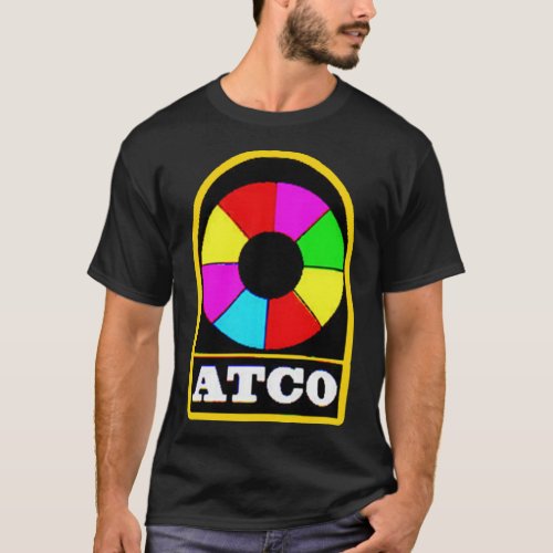 ATCO RECORDS VINYL STICKER AND SHIRT  Classic T_Sh