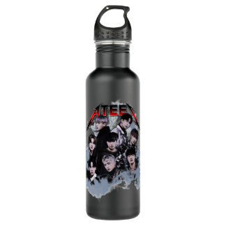ATEEZ - Vintage 80s Rock Bootleg Active Stainless Steel Water Bottle