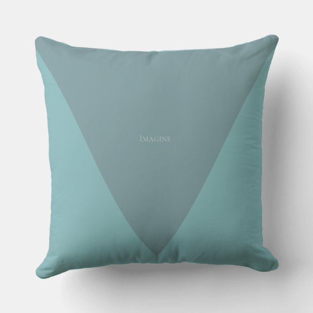 Atelier No. 10 – Triangle Throw Pillow (Back)