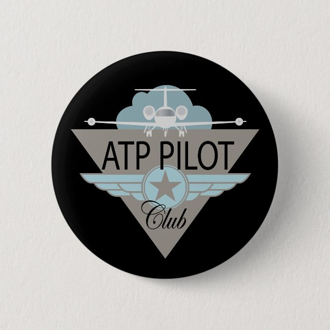 ATF Pilot Club Pinback Button (Front)