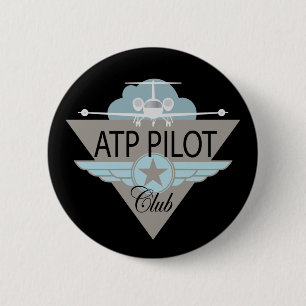 ATF Pilot Club Pinback Button