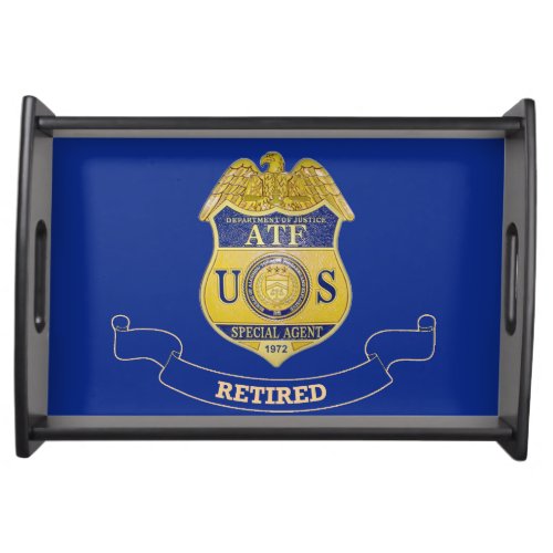 ATF Special Agent Retired Food Tray