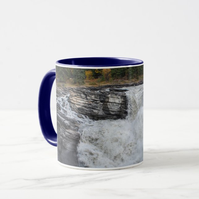 Athabasca Falls, Canadian Beauty, Waterfall Mug (Front Left)