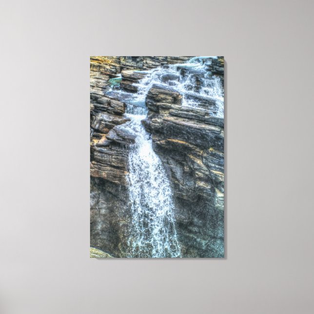 Athabasca Falls Jasper, Alberta Canada Photo Canvas Print (Front)