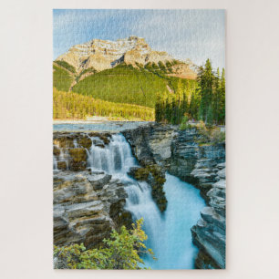 Athabasca Falls, Jasper National Park, Canada Jigsaw Puzzle