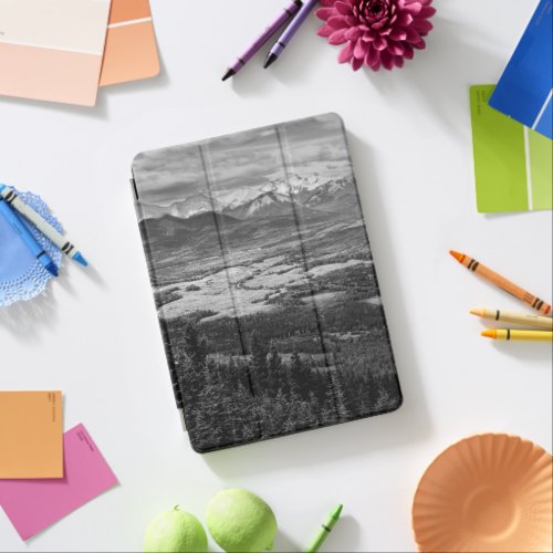 Athabasca Lookout Monochrome Scenery Photography iPad Air Cover