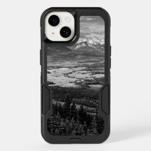 Athabasca Lookout Monochrome Scenery Photography OtterBox iPhone 14 Case