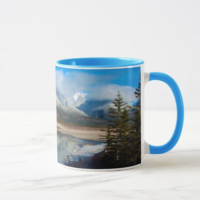 Athabasca River, Jasper National Park, Alberta Mug (Right)