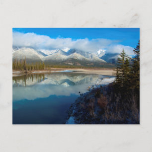 Athabasca River, Jasper National Park, Alberta Postcard