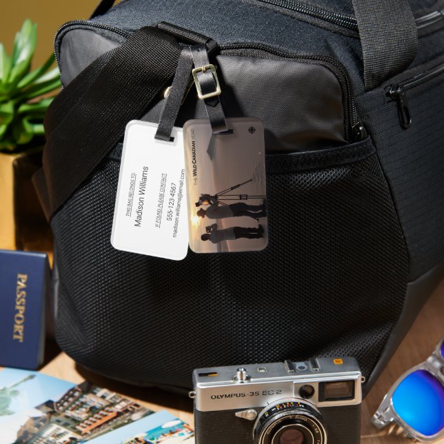 Athabasca Sand Dunes Luggage Tag (Front & Back)