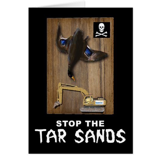 Athabasca Tar Sands Duck Mount Cards (Front)