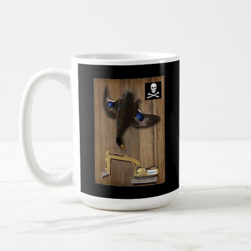 Athabasca Tar Sands Duck Mount Coffee Mug