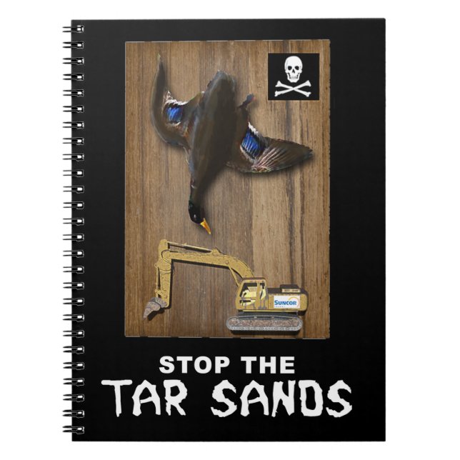 Athabasca Tar Sands Duck Mount Notebook (Front)
